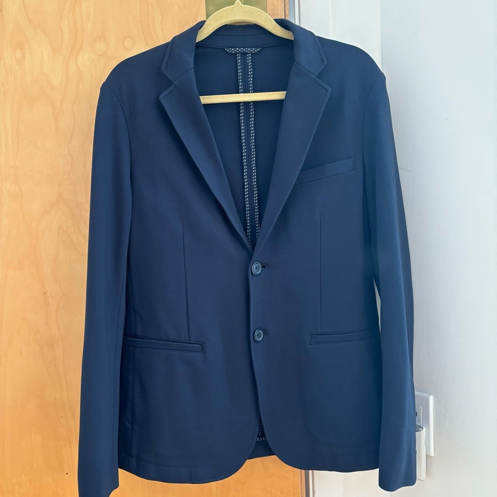AX Armani Exchange Men’s Dark Blue Blazer (Medium)